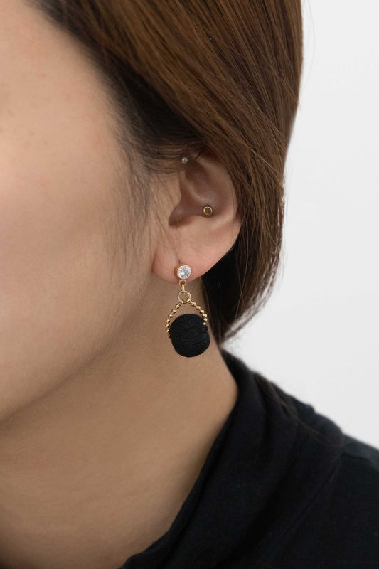 Fiesta Drop Earrings | Black