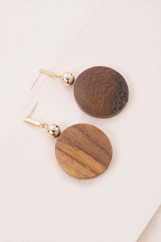 Arlow Wooden Earrings