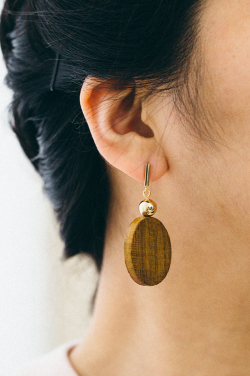 Arlow Wooden Earrings