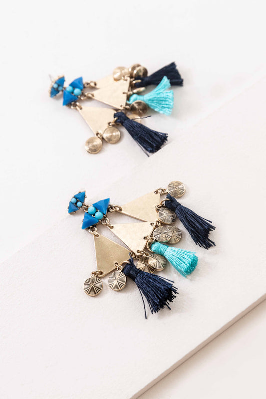 Curacao Tassel Earrings