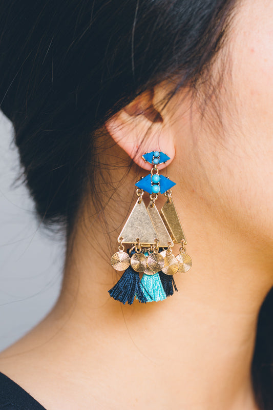 Curacao Tassel Earrings