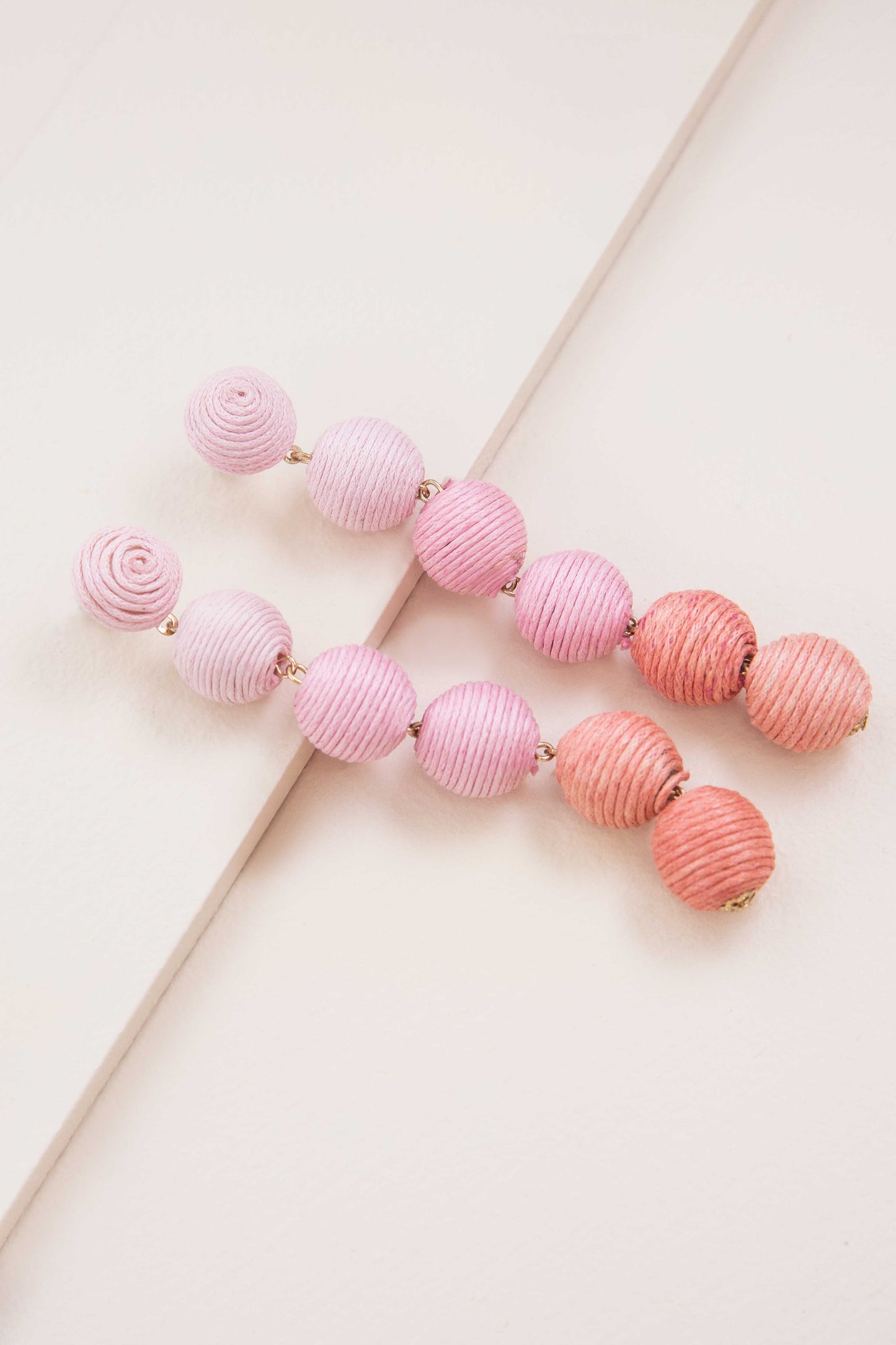 Oasis Gradient Dangle Earrings | Pink