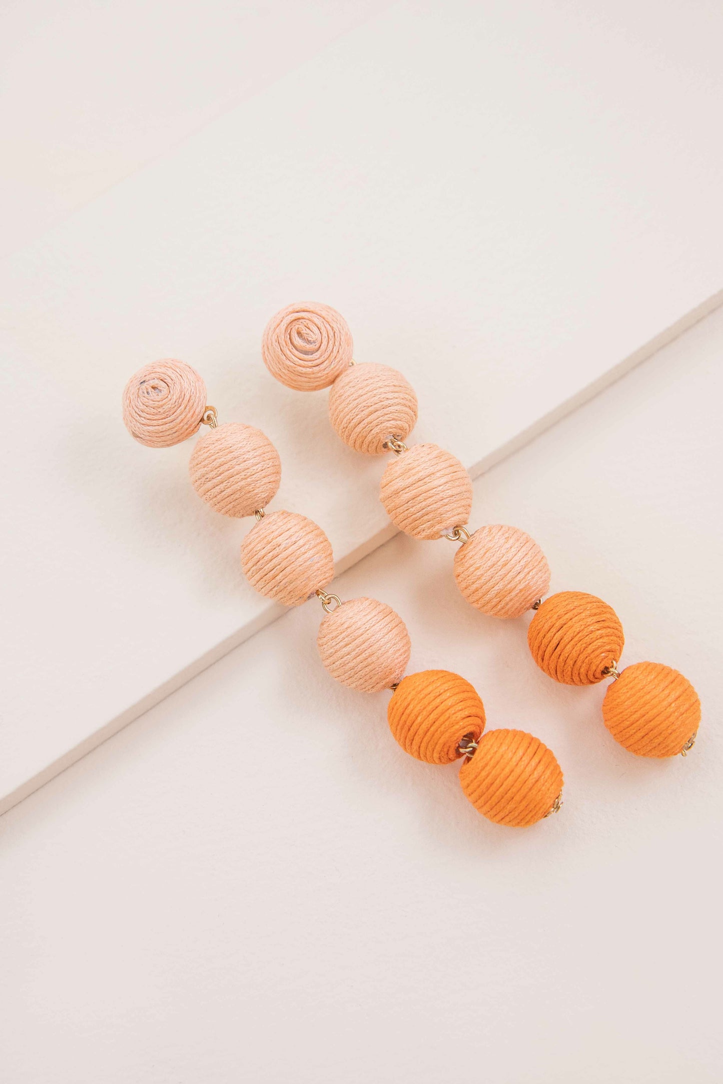 Oasis Gradient Dangle Earrings | Orange