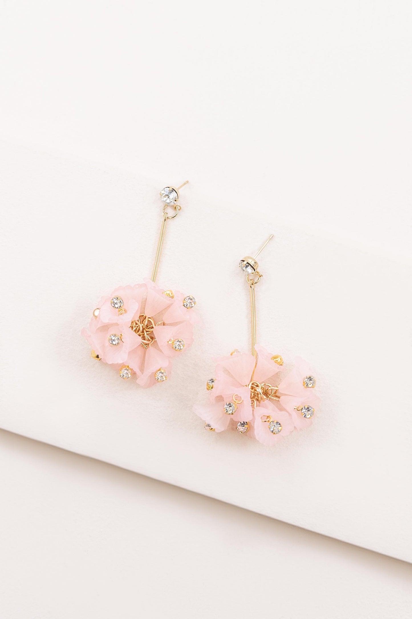 Snap Dragon Drop Earrings | Pink