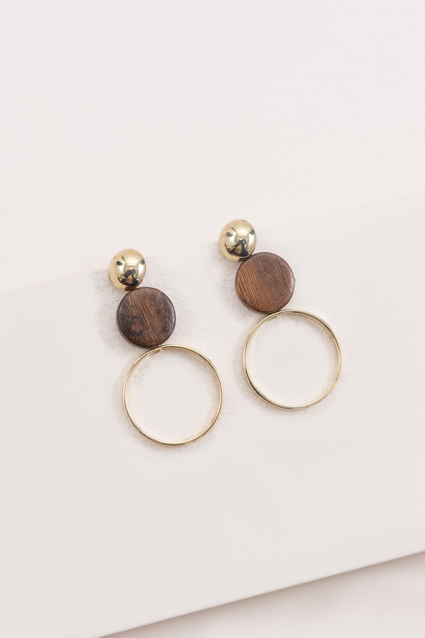 Hierarchy Wood Drop Earrings