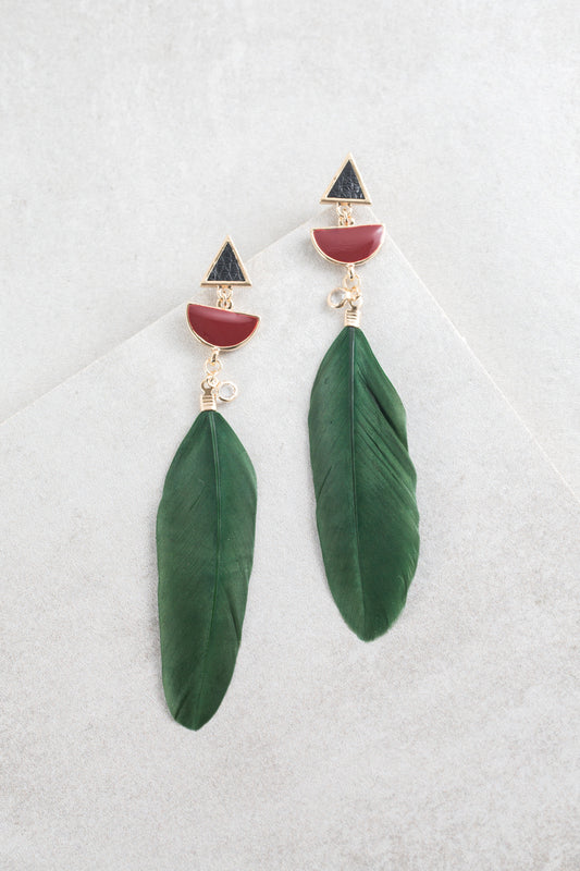 Dreamers Lullaby Earrings | Green