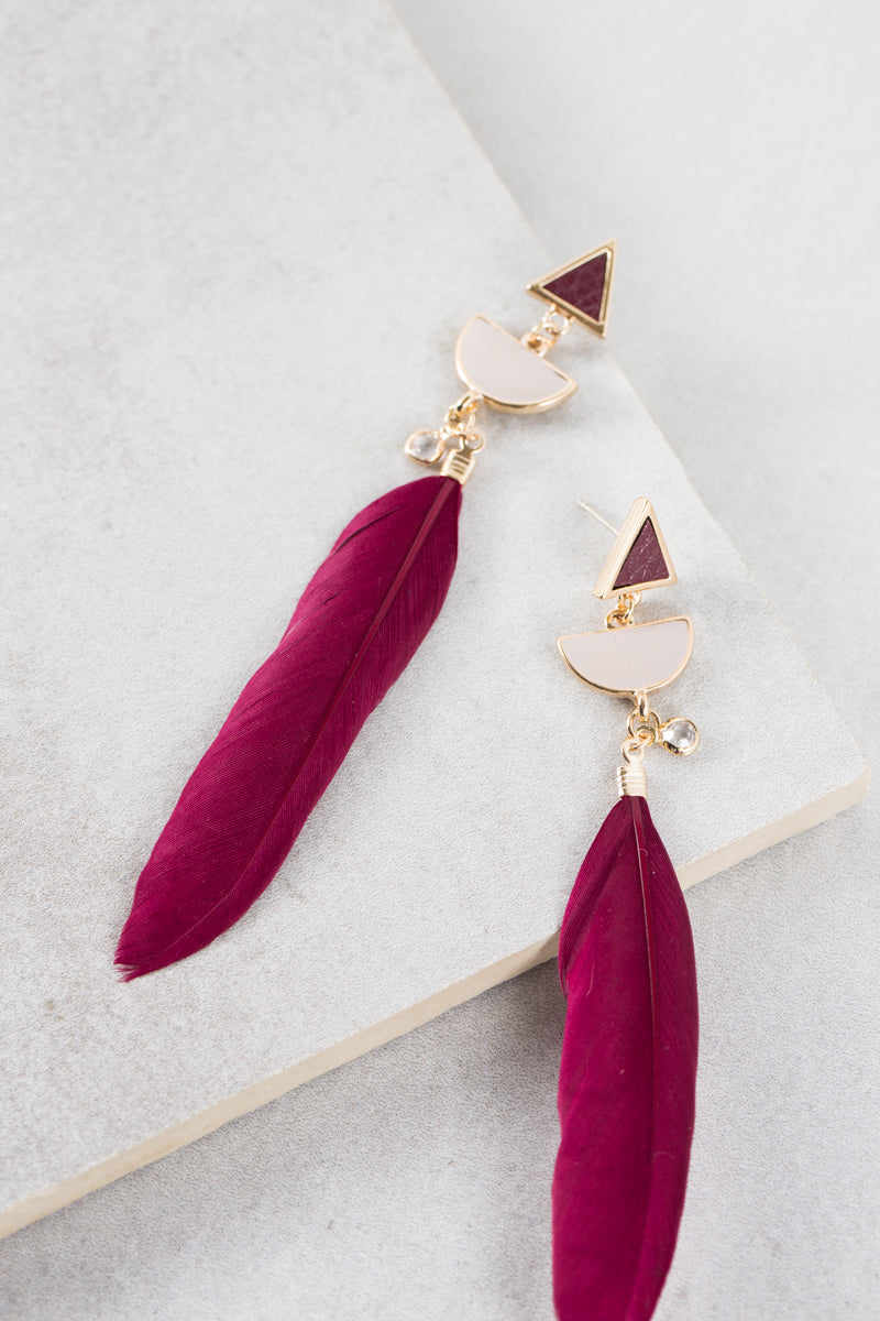 Dreamers Lullaby Earrings | Red