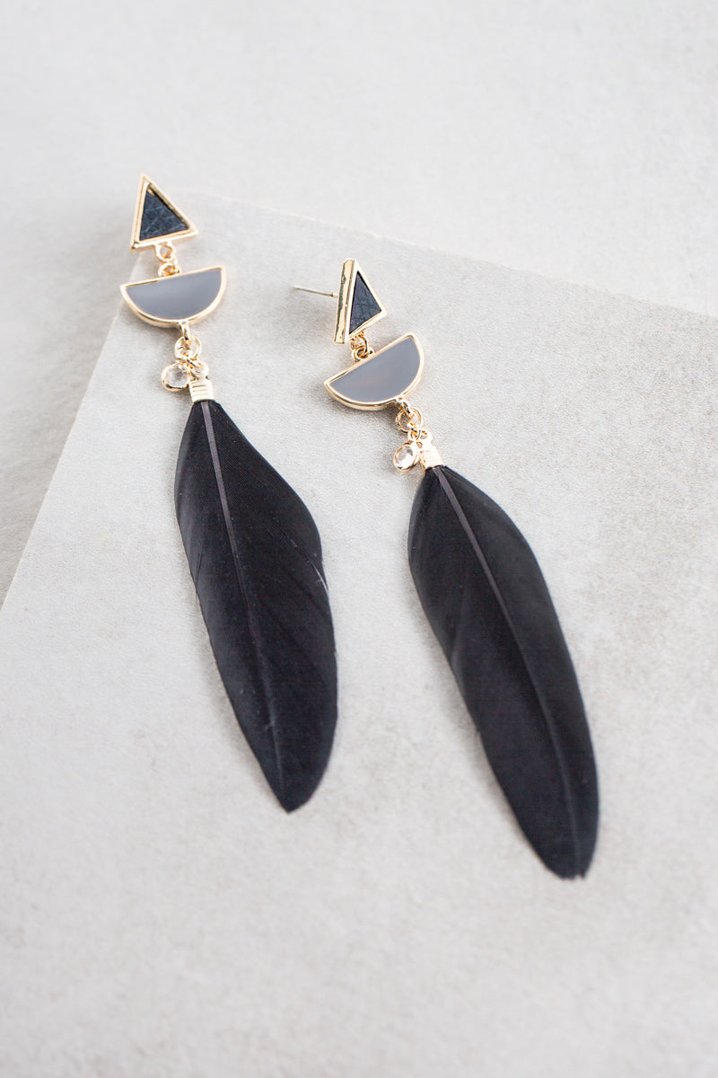 Dreamers Lullaby Earrings | Black