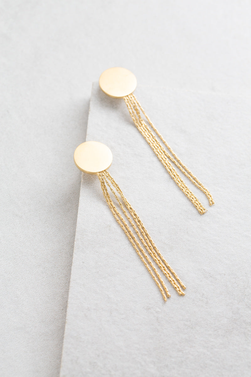 Languor Drop Earrings | Gold (14K)