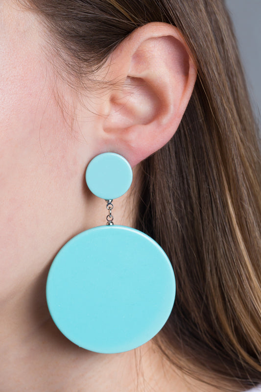 In The Groove Earrings | Blue