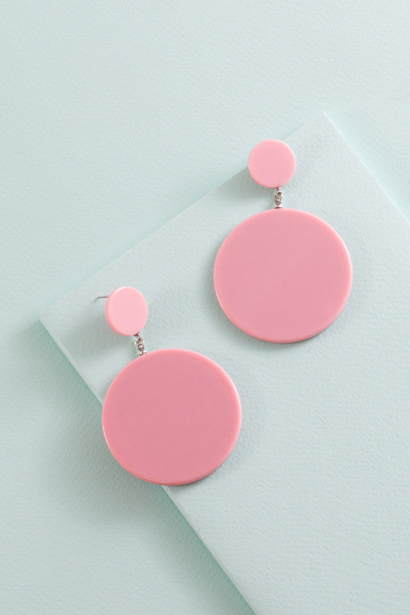 In The Groove Earrings | Pink
