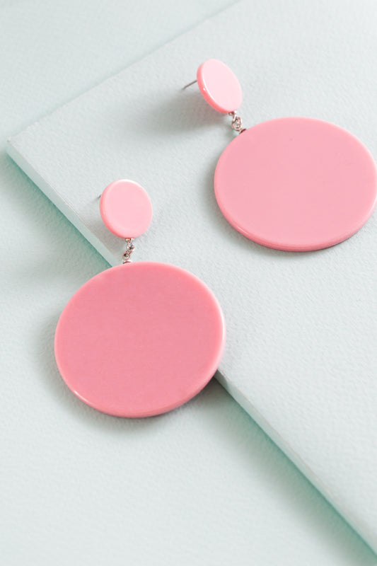 In The Groove Earrings | Pink