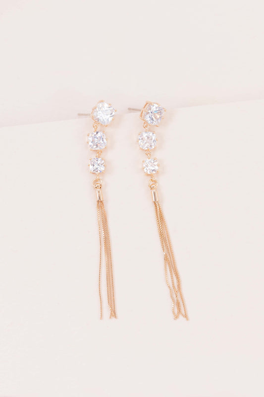 Bling Fling Earrings | Gold