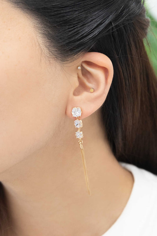 Bling Fling Earrings | Gold