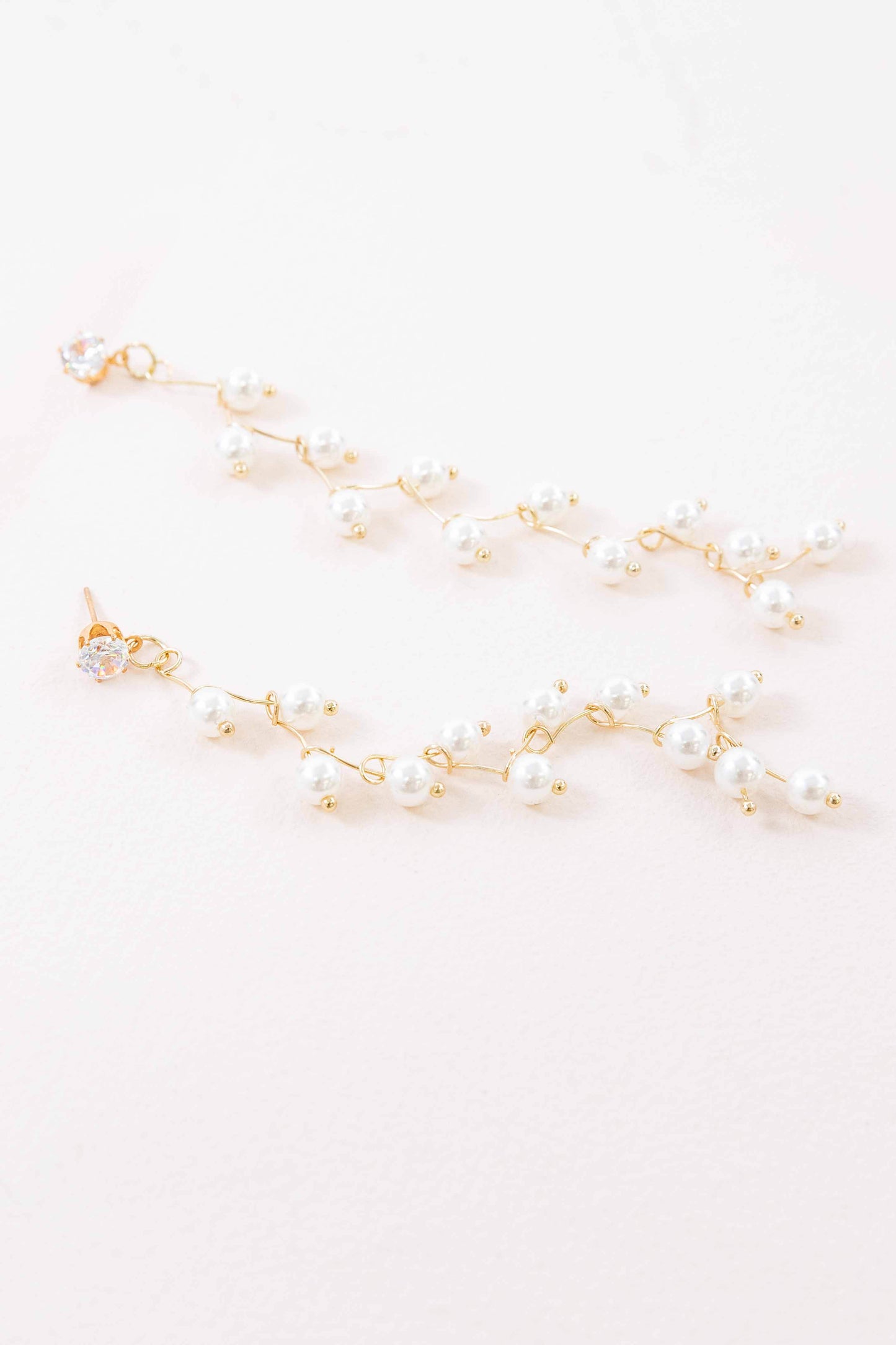 Blissfully Yours Dangle Earrings | Pearl (14K)