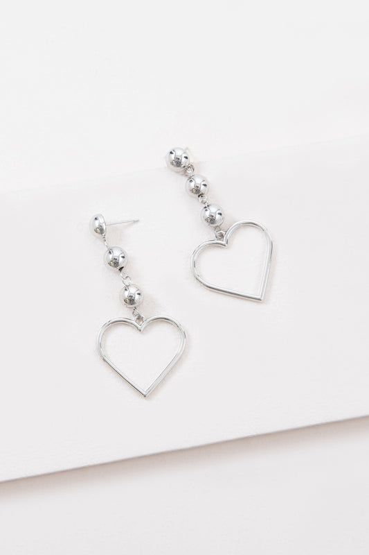 It's a Fling Drop Earrings | Silver