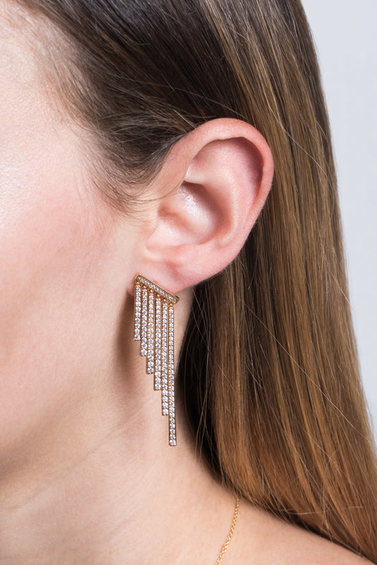 Level Up Dangle Earrings (14K)