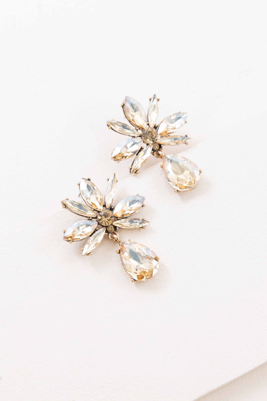 At Last Petal Drop Earrings | Amber