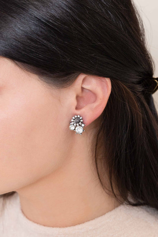 Floral Elegance Stud Earrings