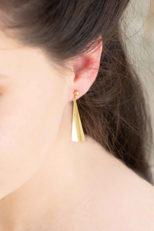 Modern Art Earrings (14K)