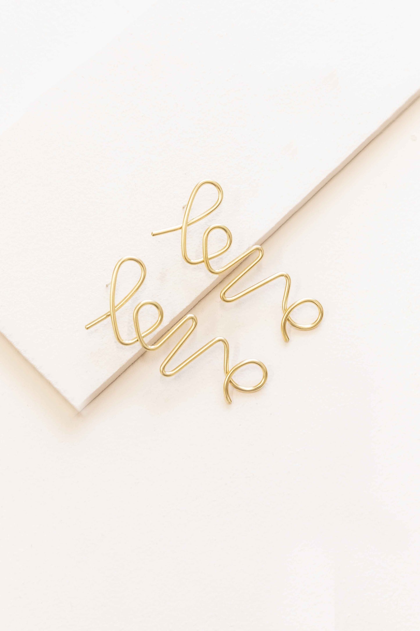 In the Name of Love Earrings (14K)