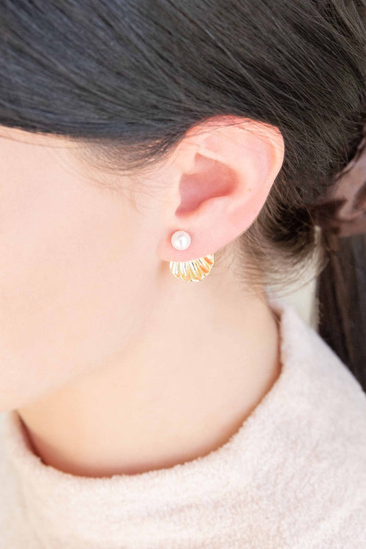 Pearl and Shell Studs