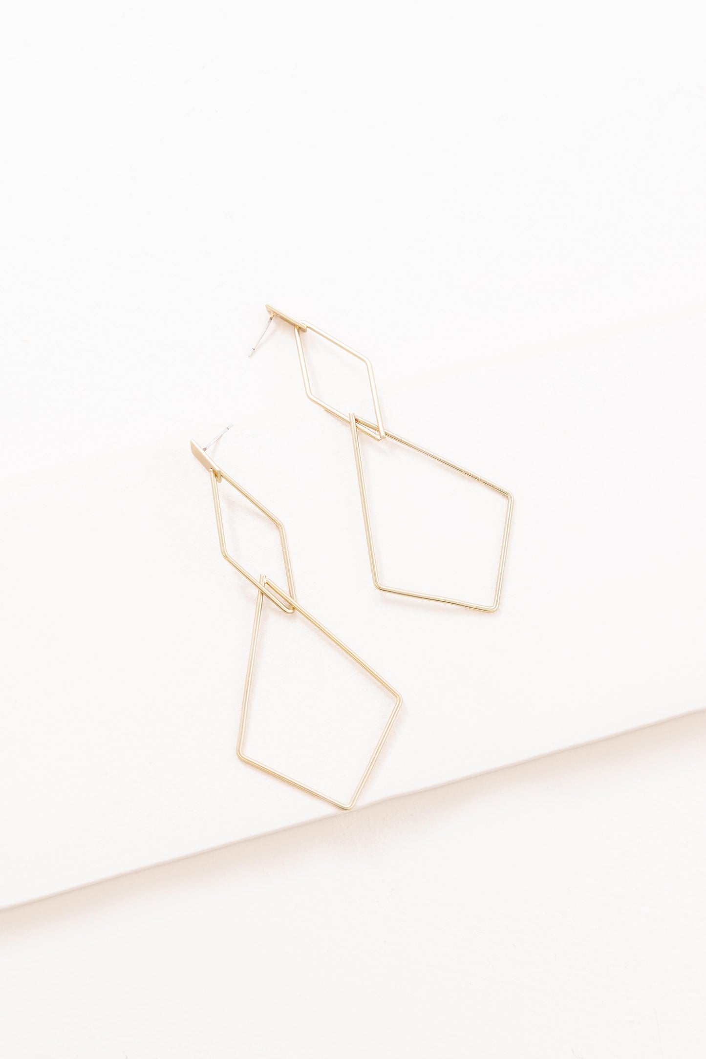 Shape Of You Drop Earrings | Gold