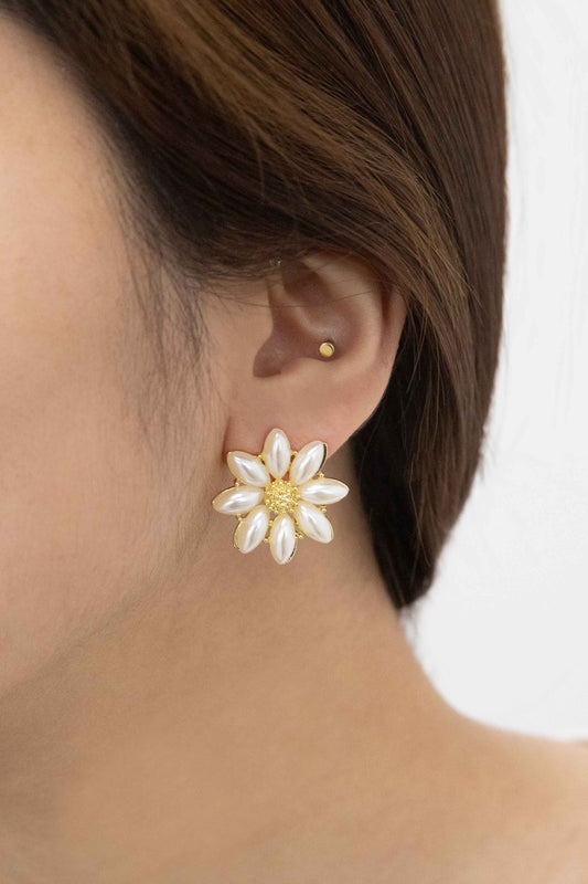 Camellia Stud Earrings