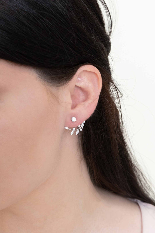 Crystal Branch Ear Jacket