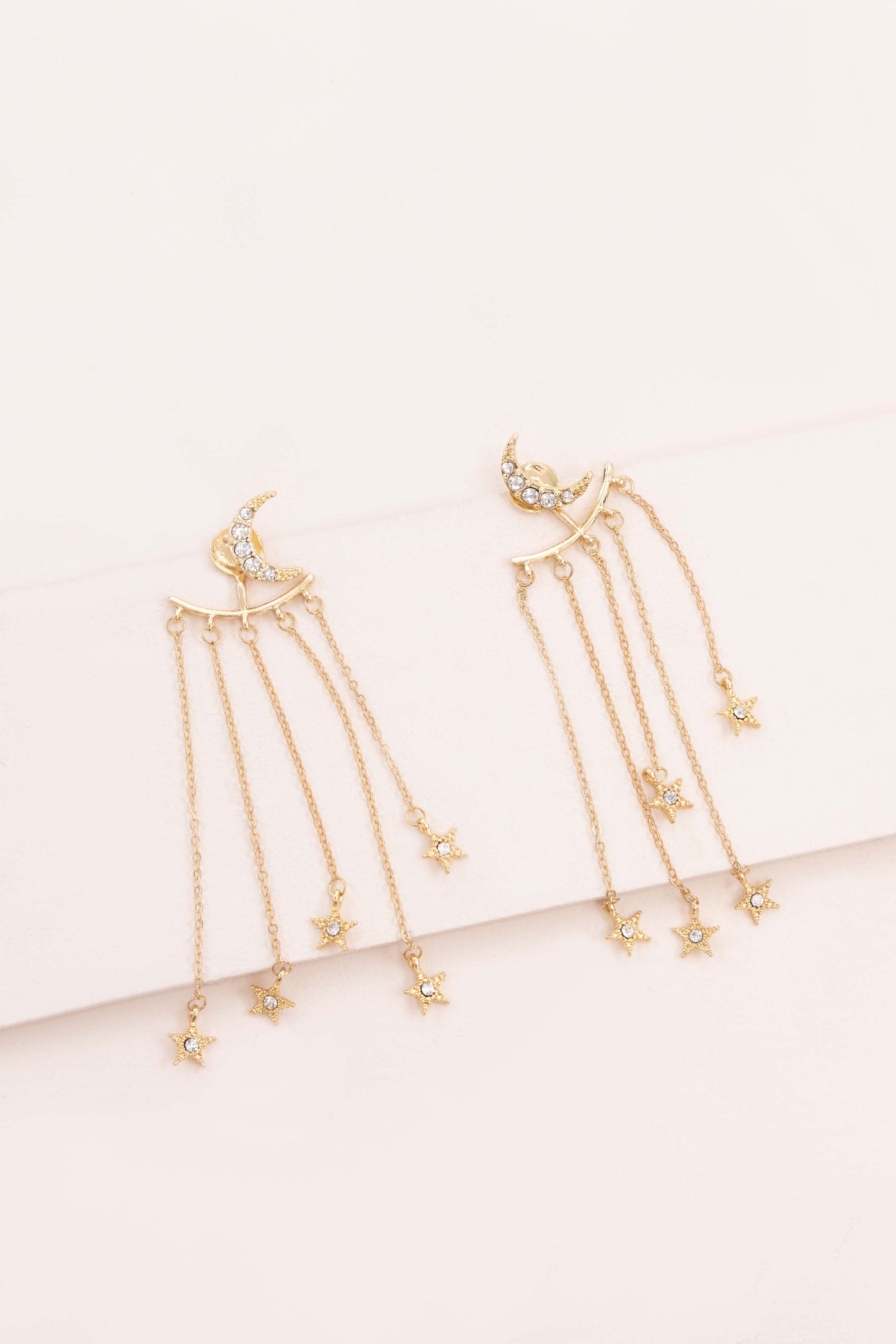 Falling Stars Ear Jacket Earrings