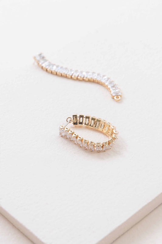 Pure Glam Drop Earrings (14K)