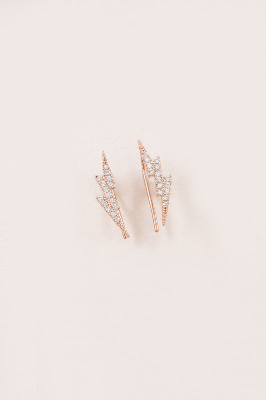 Bolt Ear Pin Earrings