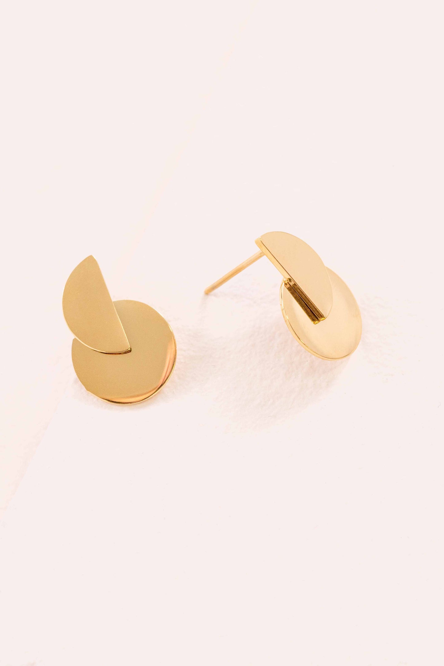 Golden Moons Earrings (14K)