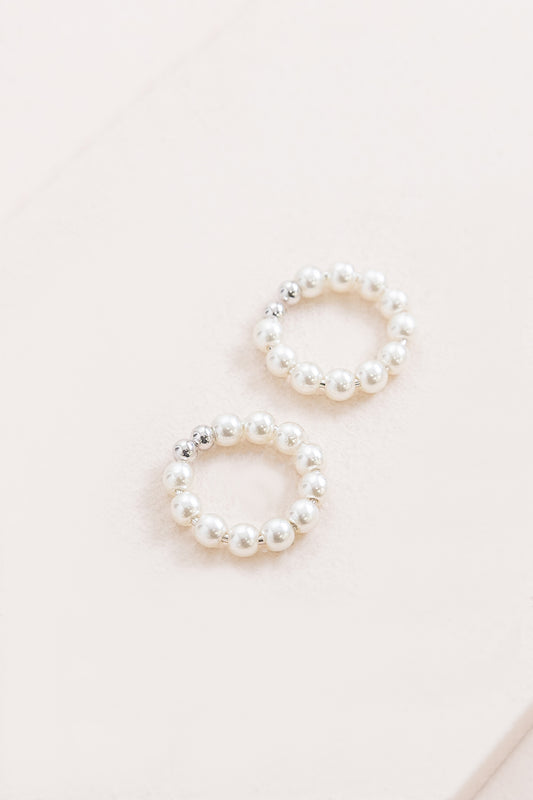Pearl Cuff Earrings