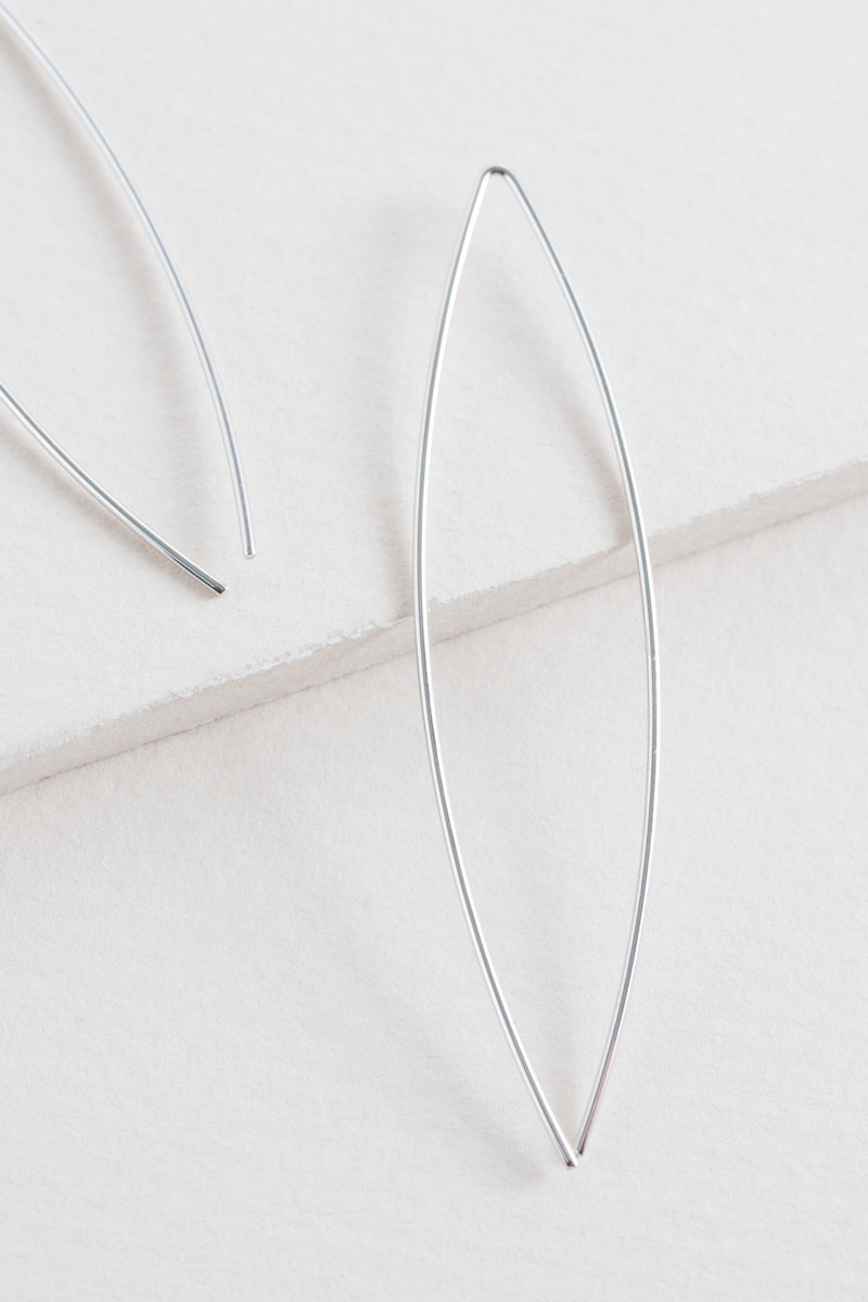Arc Threader Earrings | Silver (sterl.)