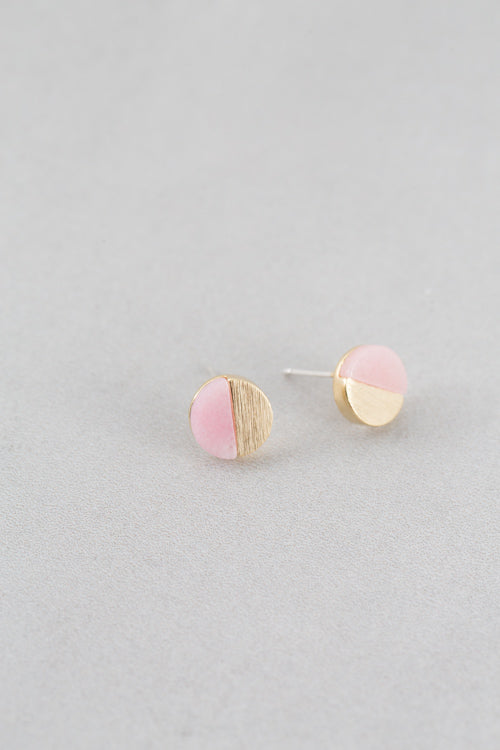 Level Stone Earrings