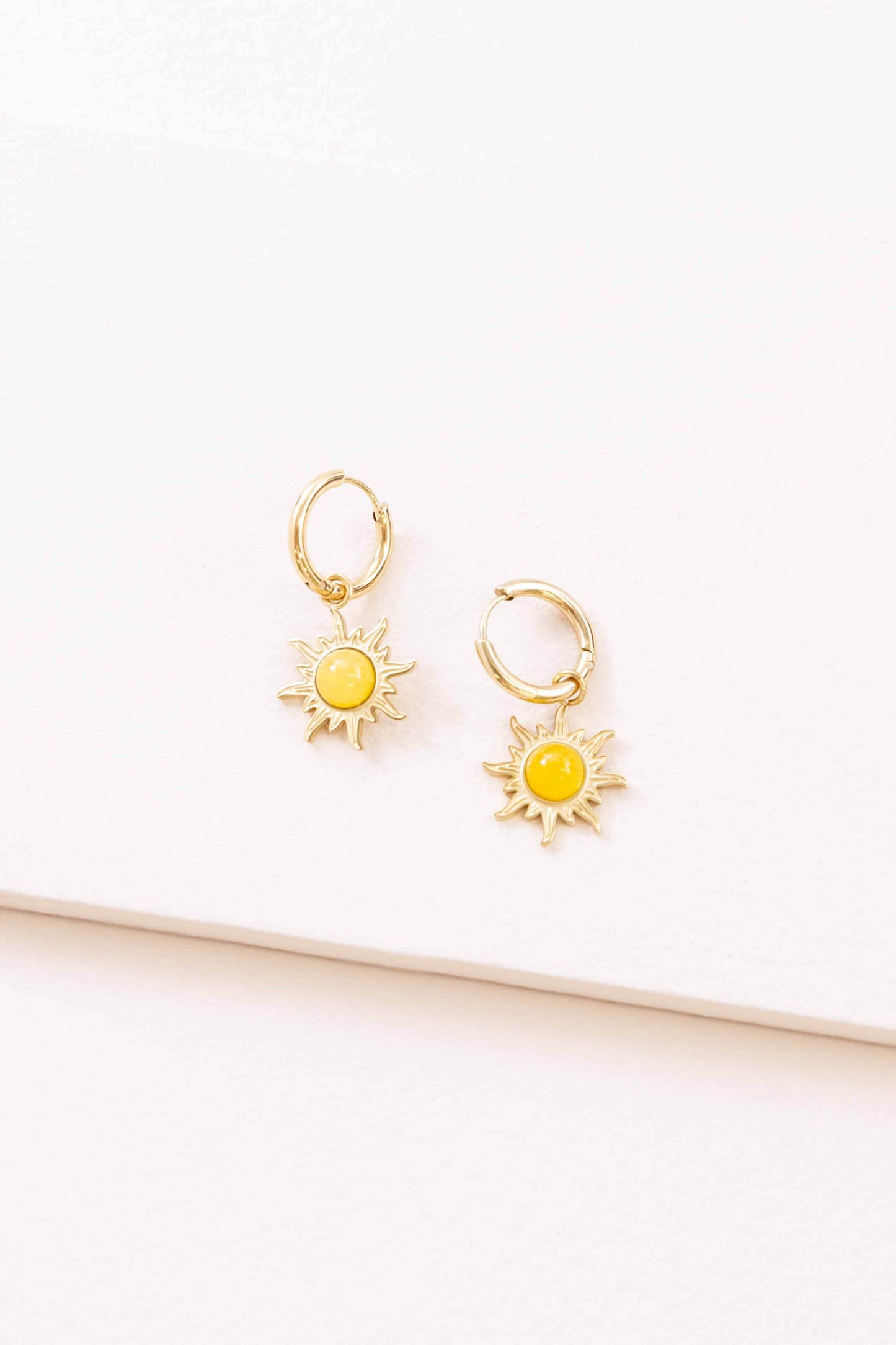 Sunset Hoop Earrings (14K)