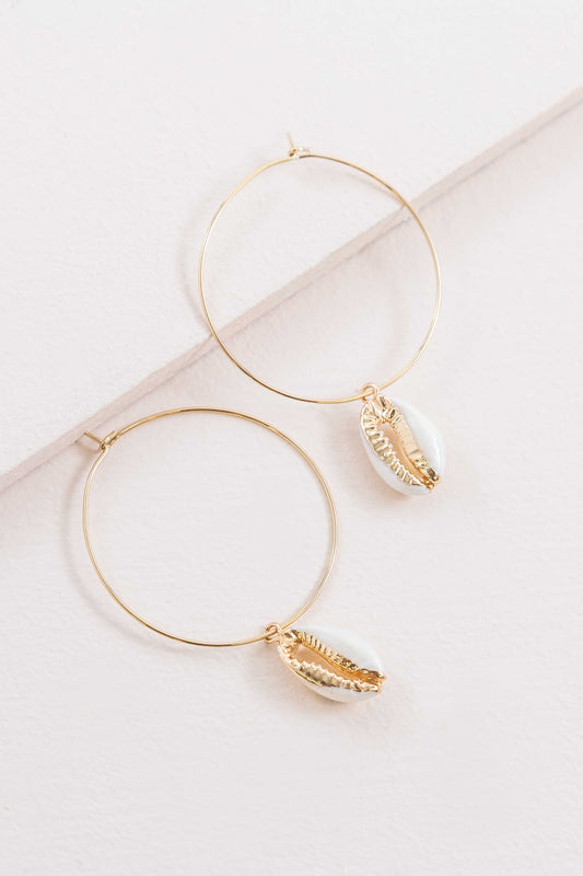 By the Shore Hoop Earrings (14K)