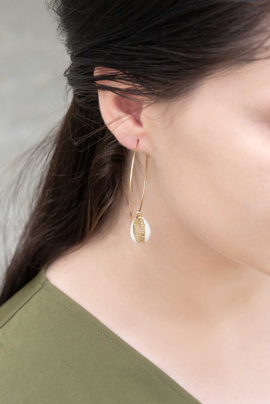 By the Shore Hoop Earrings (14K)