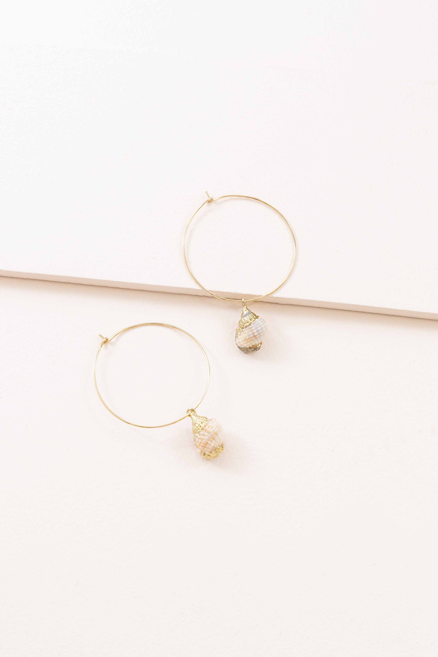 Ocean Calls Hoop Earrings (14K)