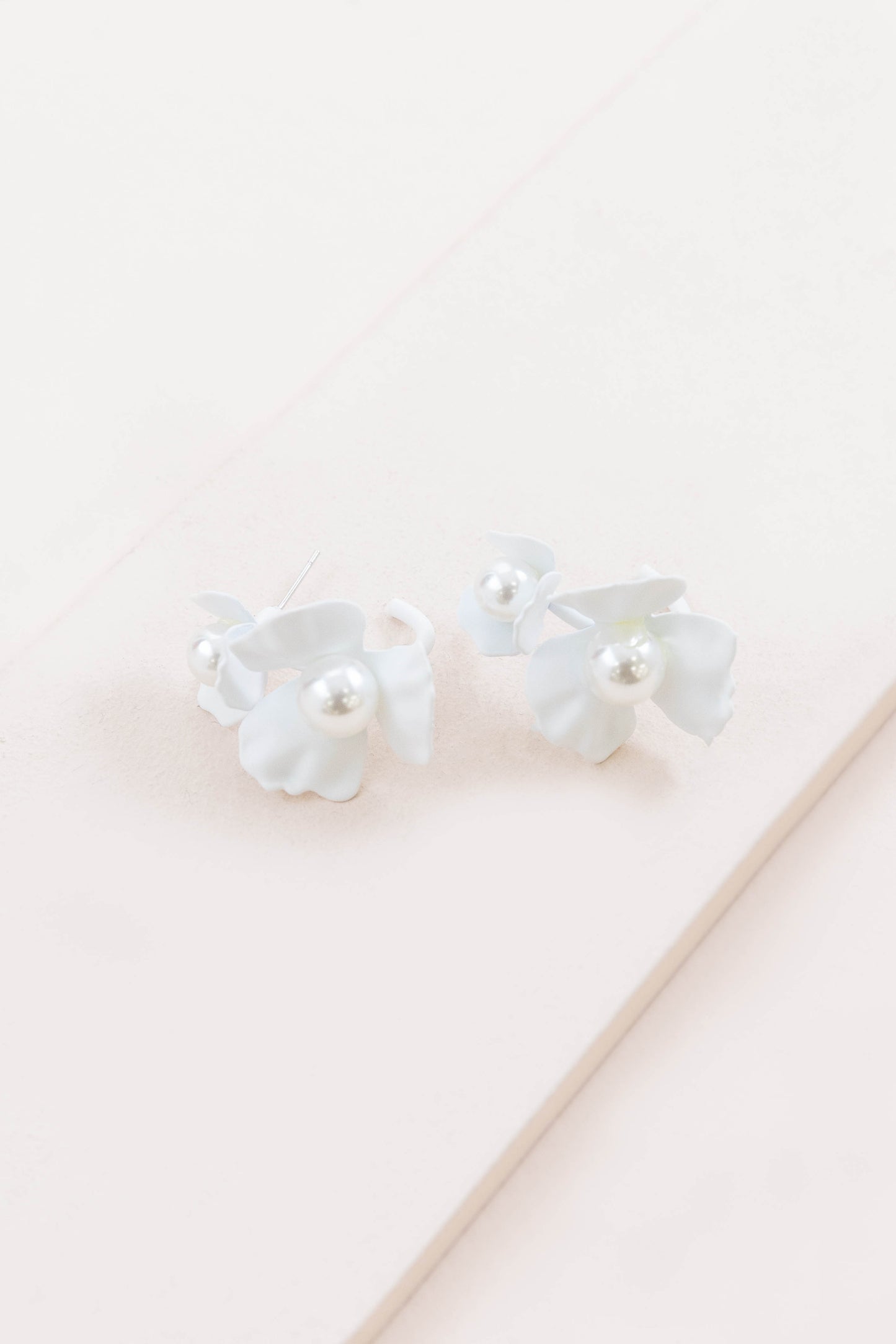 Gladiolus Hoop Earrings