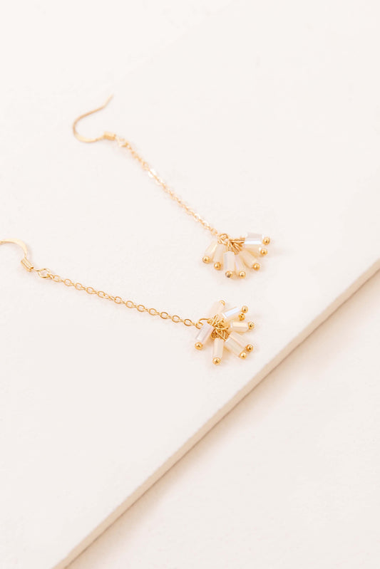 Palm Dangle Earrings | Blush