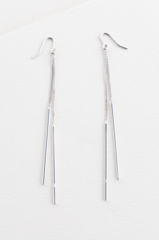 Linden Dangle Earrings | Silver (sterl.)