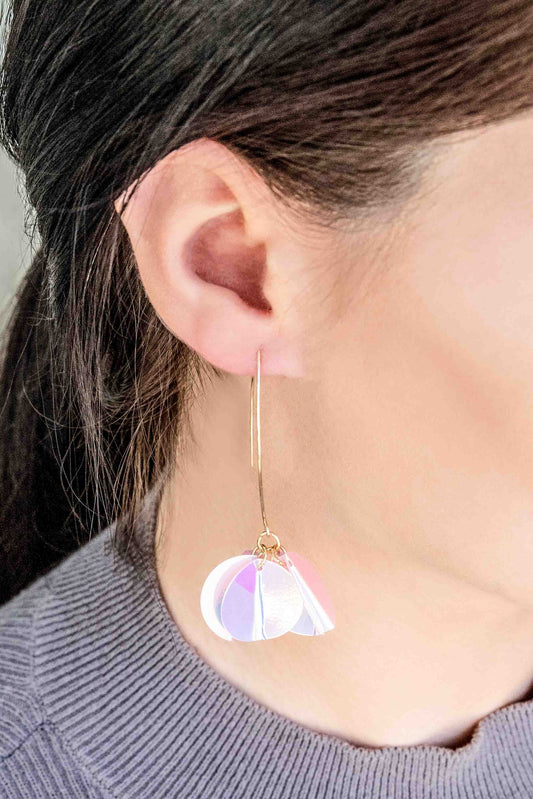 Dolled Up Sequin Threader Earrings