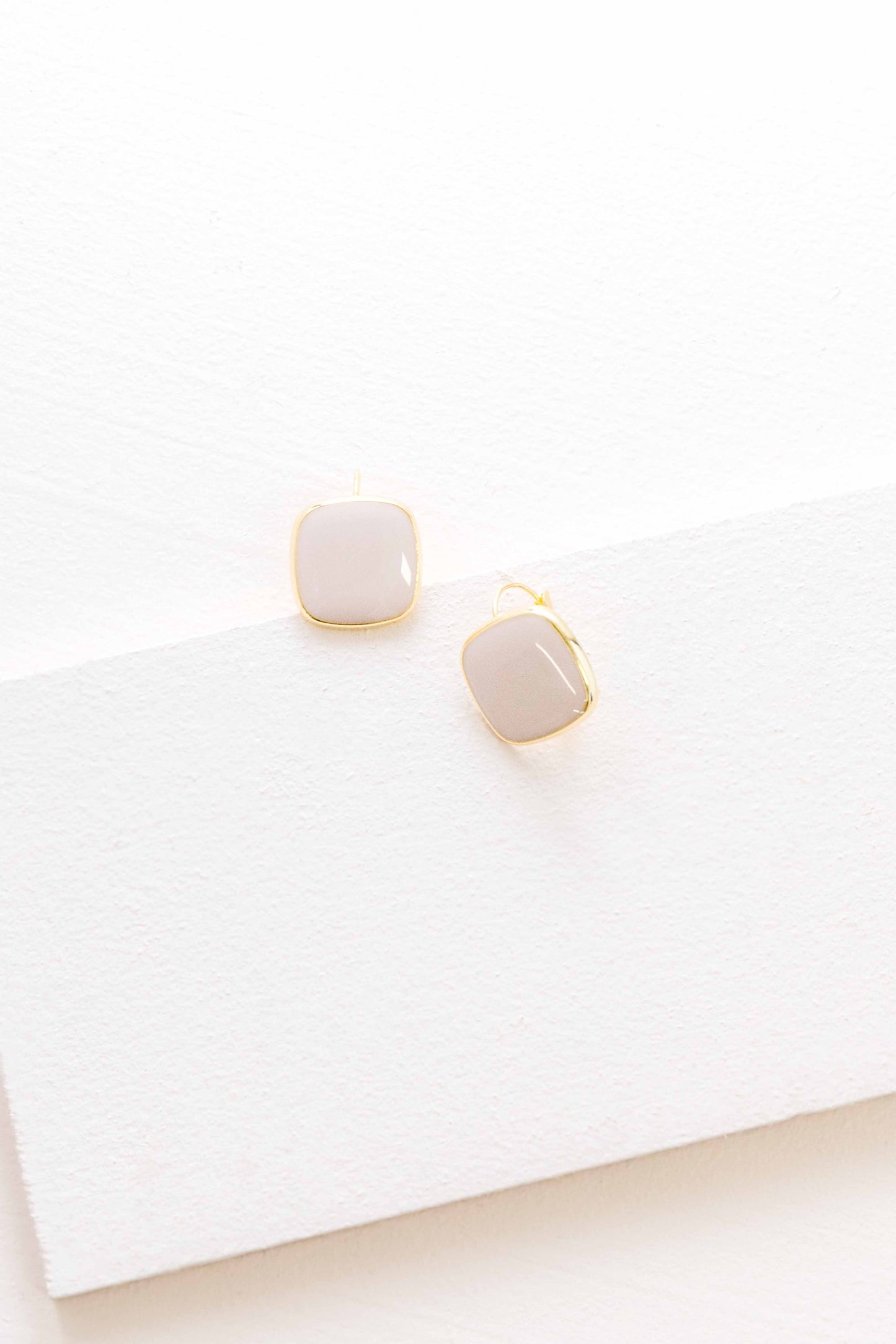 On the Go Hook Earrings (14K) | Blush