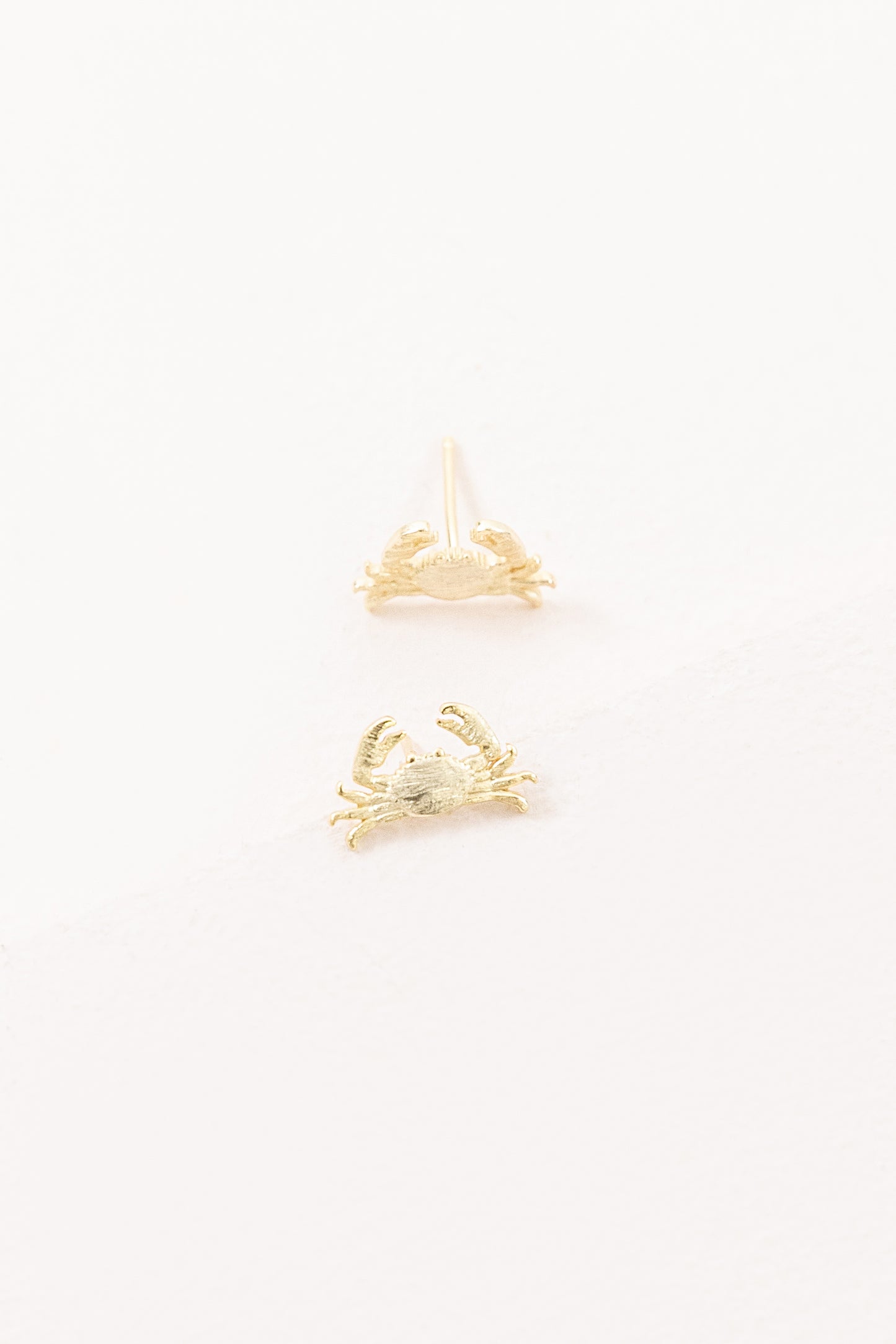 Maryland Crab Earrings (18K & 24K Gold)