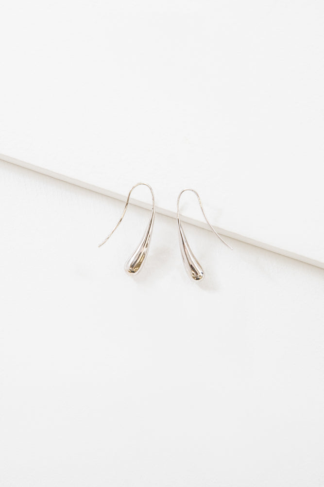 Alexa Hook Earrings | Silver