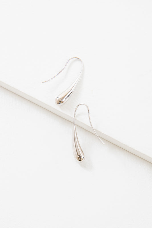 Alexa Hook Earrings | Silver