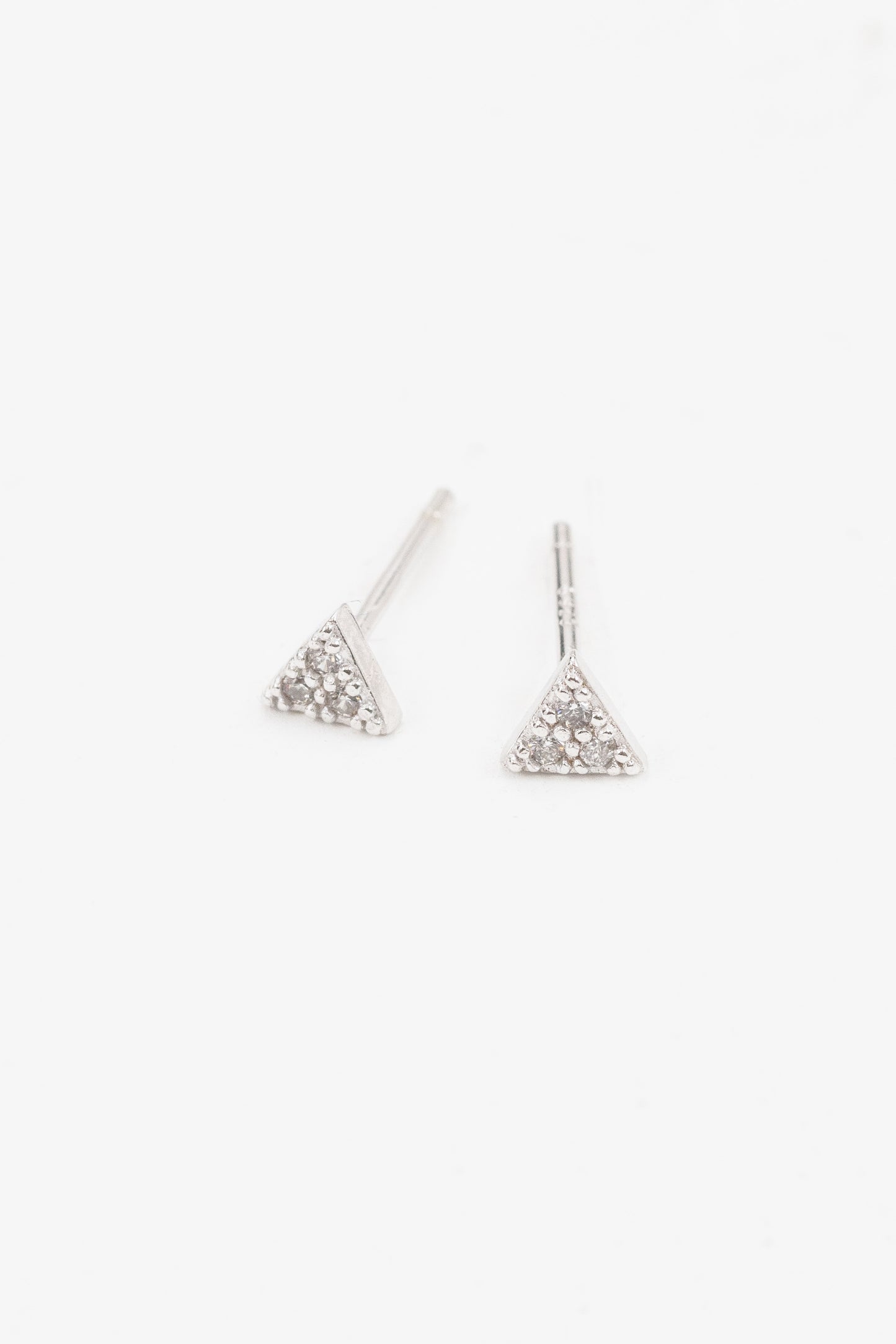 Triangle Dot Earrings