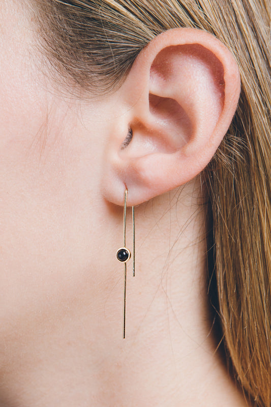 Spartan Threader Earrings (14K)